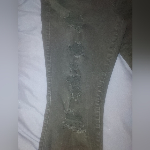 Torrid Black Distressed Jeans - Picture 4 of 6